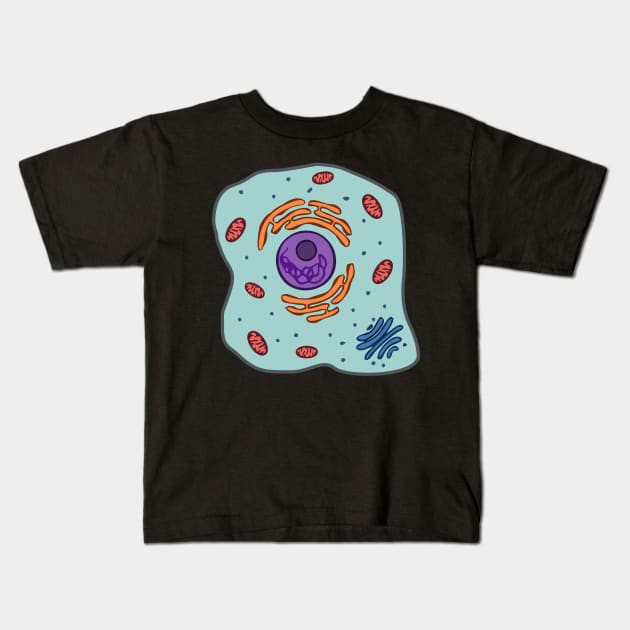 Animal cell Kids T-Shirt by RosArt100